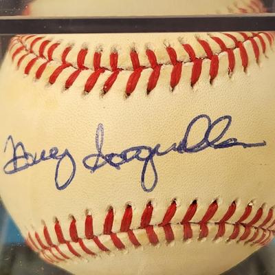 Manny Sanguillen Pirates OMLB Signed Autographed Baseball In Collectors Case