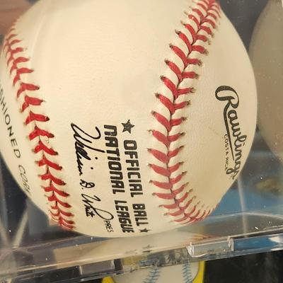 Elroy Face Pirates OMLB Signed Autographed Baseball In Collectors Case