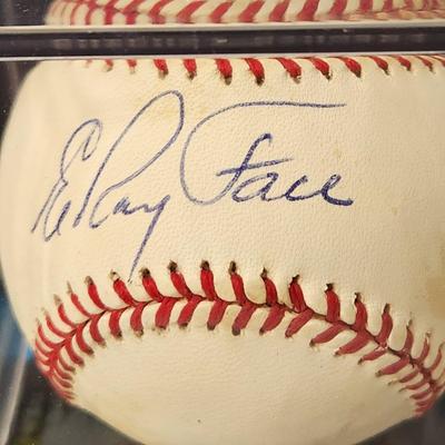 Elroy Face Pirates OMLB Signed Autographed Baseball In Collectors Case