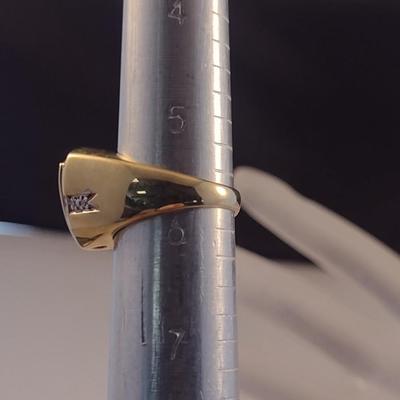 14 Karat Yellow Gold and Gemstone Ring- Size 5 1/2- Approx Weight 8.1 Grams (#1)
