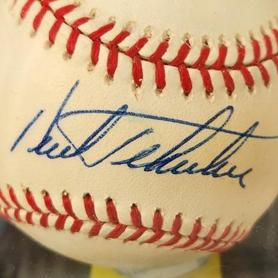 Kent Tekulve Pirates OMLB Signed Autographed Baseball In Collectors Case