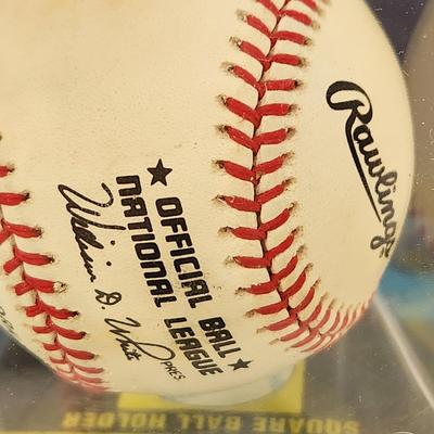 Kent Tekulve Pirates OMLB Signed Autographed Baseball In Collectors Case