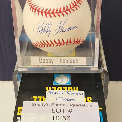 Bobby Thomsom Giants OMLB Signed Autographed Baseball In Collectors Case