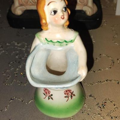 Antique Occupied Japan Figural Bud Vase