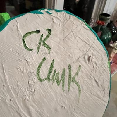 Charlene Rene Clark Papier Mache Teapot