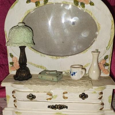 Vintage Miniature Dresser Photo Frame