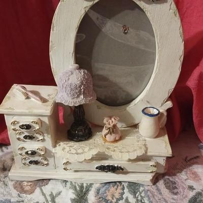 Vintage Miniature Dresser Photo Frame 2