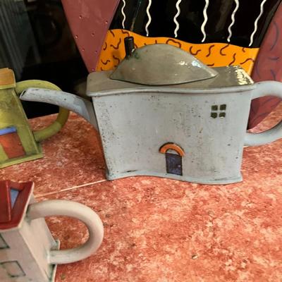 M. Tiller House Teapot - Blue