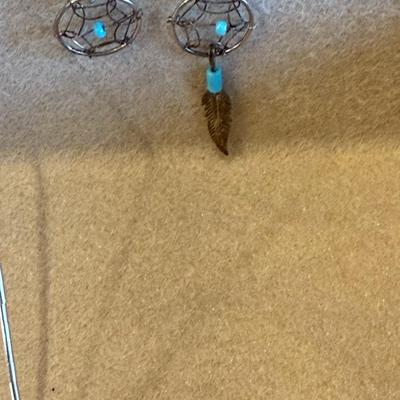 Dream Catcher necklace and earring