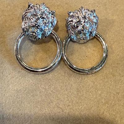 Lion earrings