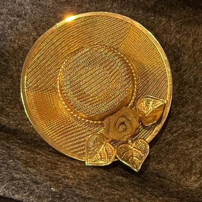 Gold Hat Pin