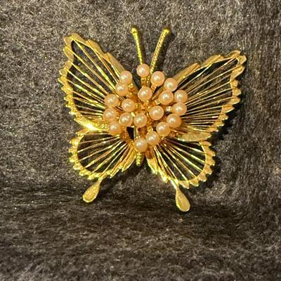 Butterfly brooch