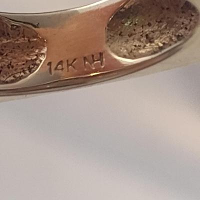 14 Karat Yellow Gold and Gemstone Ring- Size 6 1/2- Approx Weight 11.3 Grams (#8)