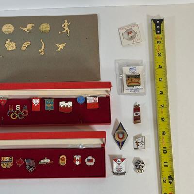 LOT 41: Olympics Collectable Pins, Posters, Books & More