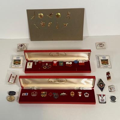 LOT 41: Olympics Collectable Pins, Posters, Books & More