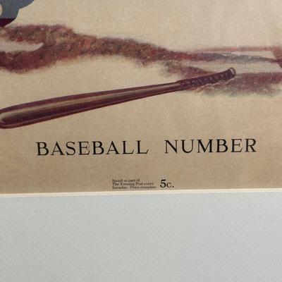 LOT 42: Antique Baseball Ads - Saturday Magazine & Spalding