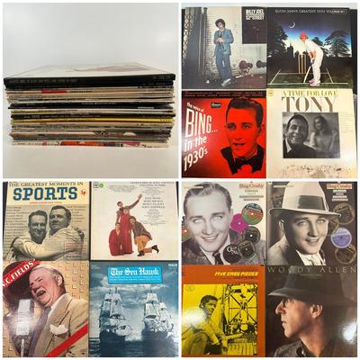 LOT 43: Eclectic Collection Of Records - Elton John, Billy Joel & More