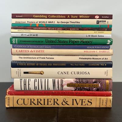 LOT 44: Books About Assorted Collectables - Christmas, Records, Root Beer Advertising & More
