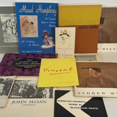 LOT 46: Collection Of Books About Various Artist - Van Gogh, Andrew Wyeth & More