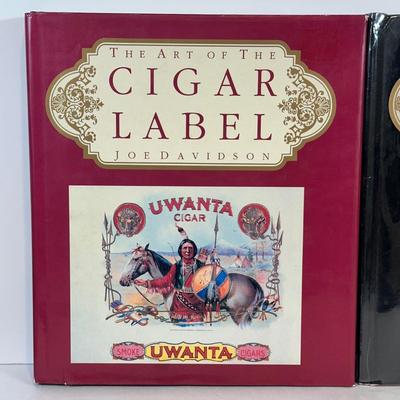 LOT: 47: Collection Of Cigar Boxes & Cigar Label Art Books
