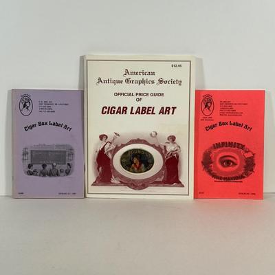 LOT: 47: Collection Of Cigar Boxes & Cigar Label Art Books