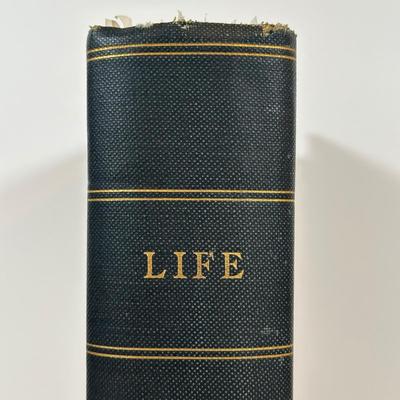 LOT 48: Antique Bound Volume Of Life Magazine Vol. LXXI 1918