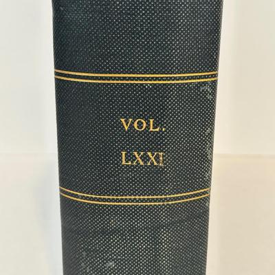 LOT 48: Antique Bound Volume Of Life Magazine Vol. LXXI 1918