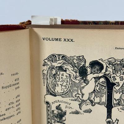LOT 49: Antique Bound Volume Of Life Magazine Vol. 30 1897