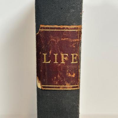 LOT 50: Antique Bound Volume Of Life Magazine Vol. LIII 1909