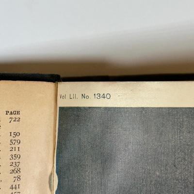 LOT 51: Antique Bound Volume Of Life Magazine LII 1908