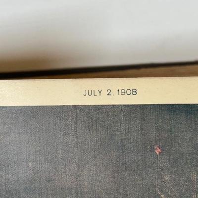 LOT 51: Antique Bound Volume Of Life Magazine LII 1908