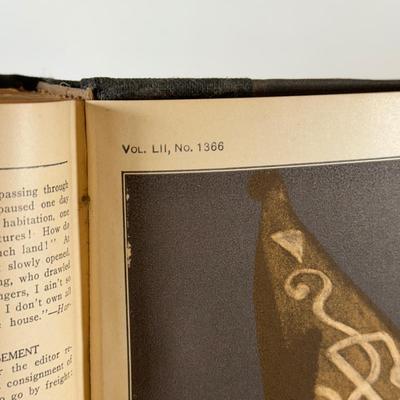 LOT 51: Antique Bound Volume Of Life Magazine LII 1908