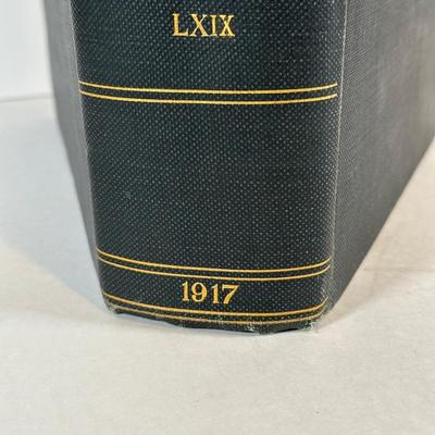 LOT 52: Antique Bound Volume Of Life Magazine LXIX 1917