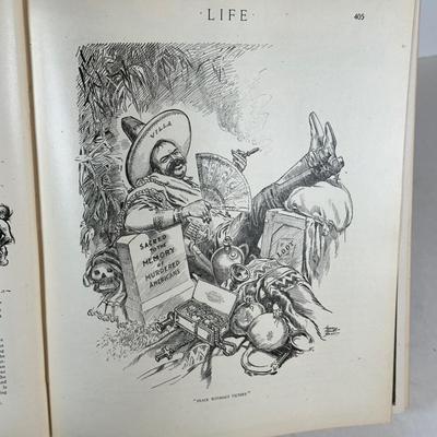 LOT 52: Antique Bound Volume Of Life Magazine LXIX 1917