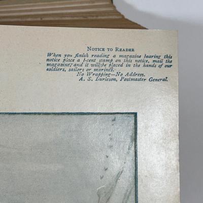 LOT 53: Antique Bound Volume Of Life Magazine LXXIV 1919