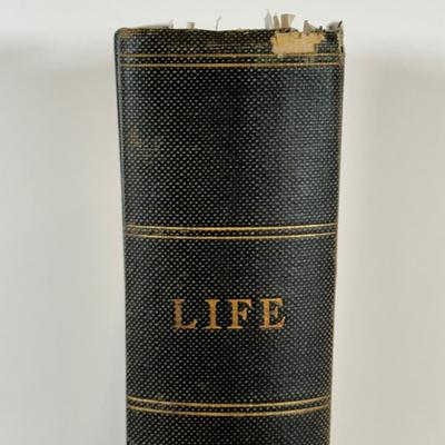 LOT 53: Antique Bound Volume Of Life Magazine LXXIV 1919