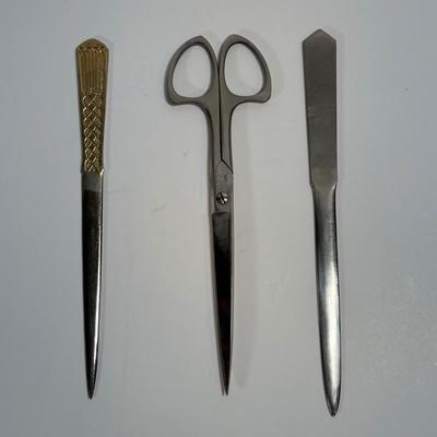 LOT 54: Vintage Office/Desk Essentials - Letter Openers, Pencils & More