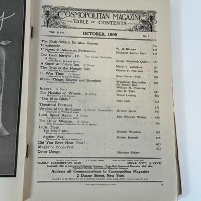 LOT 56: Vintage 1930s Cosmopolitan Magazines