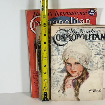 LOT 56: Vintage 1930s Cosmopolitan Magazines