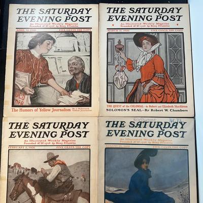 LOT 57: Antique Collection Of The Saturday Evening Post