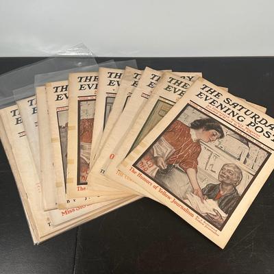 LOT 57: Antique Collection Of The Saturday Evening Post