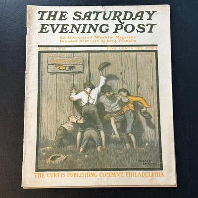 LOT 57: Antique Collection Of The Saturday Evening Post