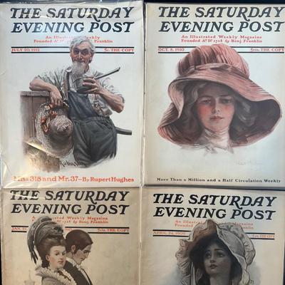 LOT 57: Antique Collection Of The Saturday Evening Post