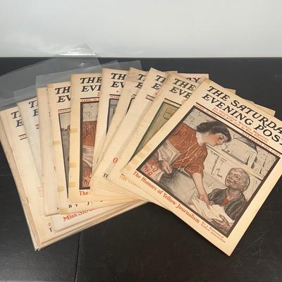 LOT 57: Antique Collection Of The Saturday Evening Post