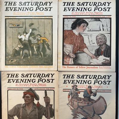 LOT 57: Antique Collection Of The Saturday Evening Post