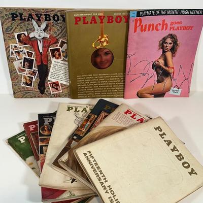 LOT 58: Collection Of Vintage Playboy Magazines - 1960/1970s