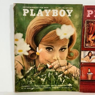 LOT 58: Collection Of Vintage Playboy Magazines - 1960/1970s