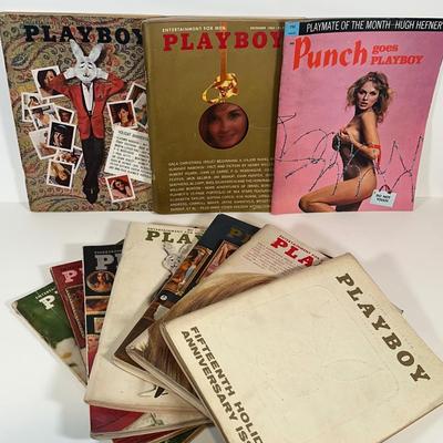 LOT 58: Collection Of Vintage Playboy Magazines - 1960/1970s