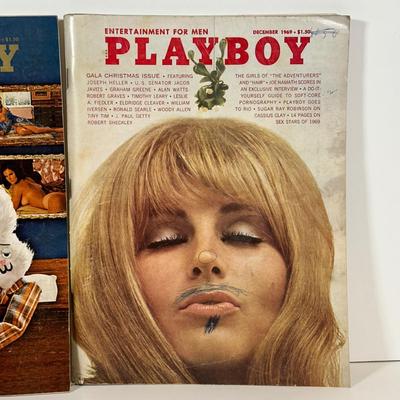 LOT 58: Collection Of Vintage Playboy Magazines - 1960/1970s