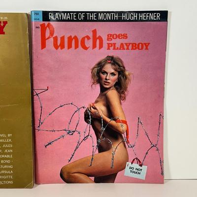 LOT 58: Collection Of Vintage Playboy Magazines - 1960/1970s